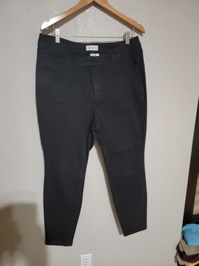 Lane Bryant Black Stretch Skinny Jeans